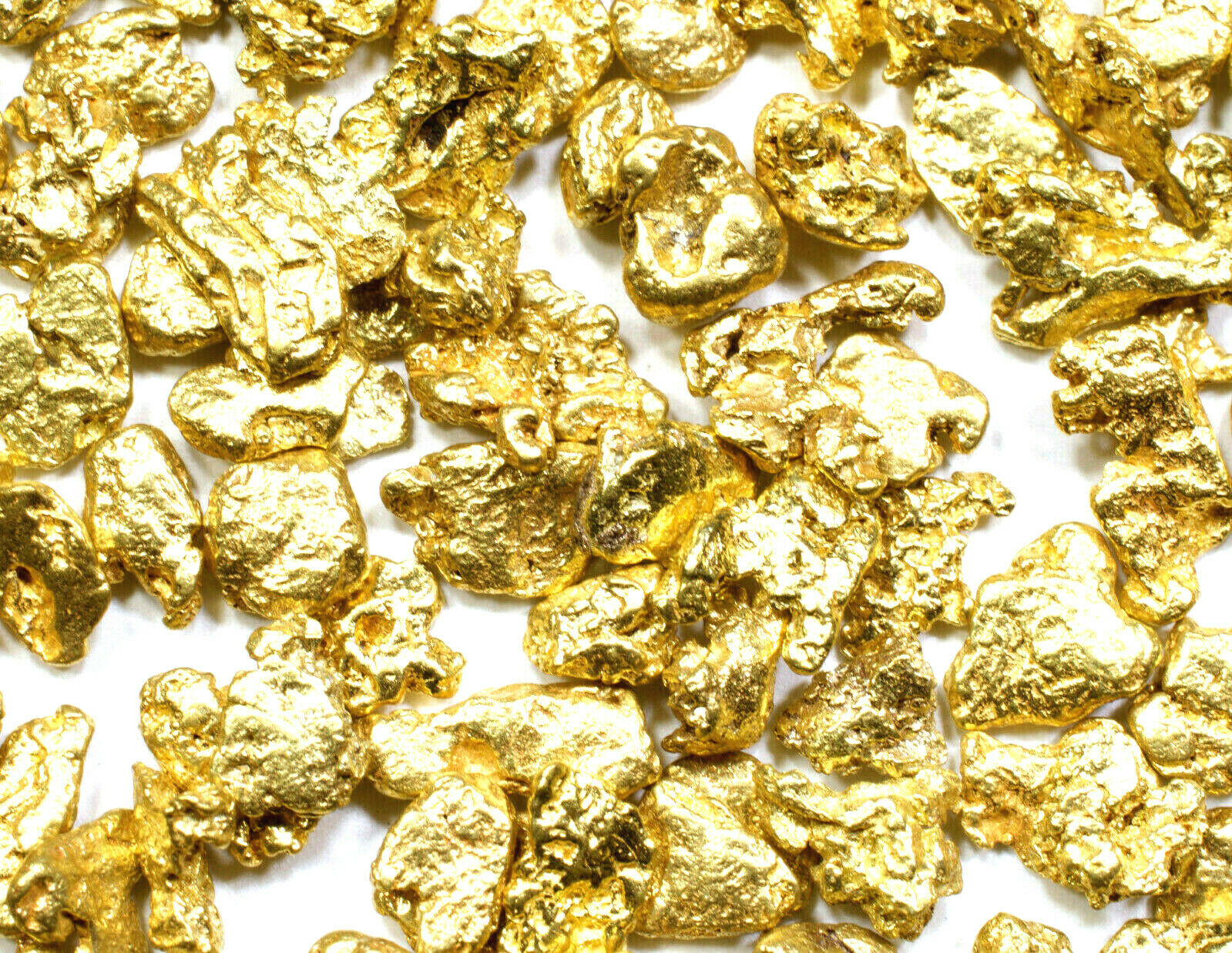 0.250 GRAMS ALASKAN YUKON BC NATURAL PURE GOLD NUGGETS #8 MESH - Liquidbullion