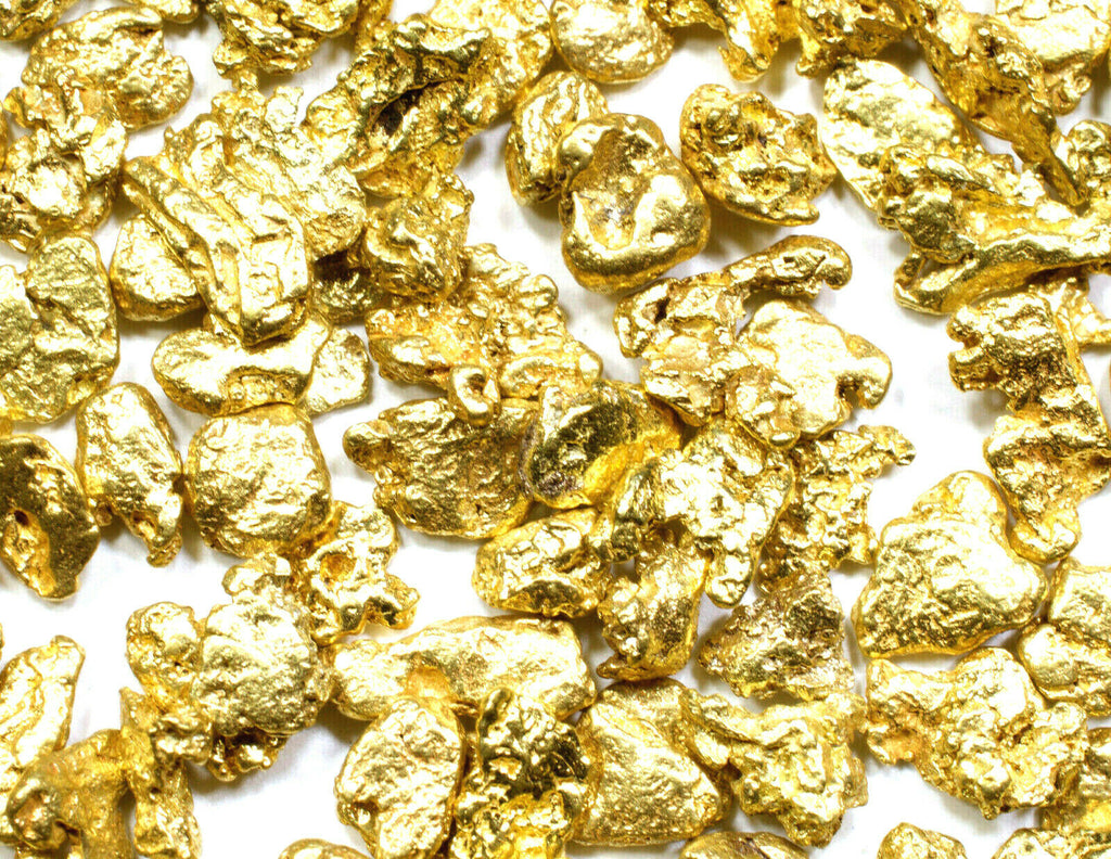 1.550 GRAMS ALASKAN YUKON BC NATURAL PURE GOLD NUGGETS #8 MESH - Liquidbullion