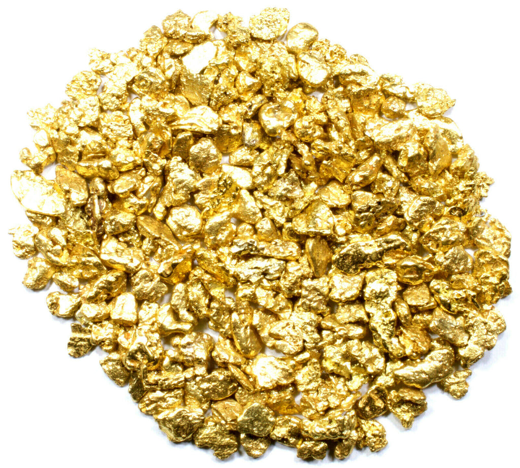 1.000 GRAMS ALASKAN YUKON BC NATURAL PURE GOLD NUGGETS #8 MESH - Liquidbullion