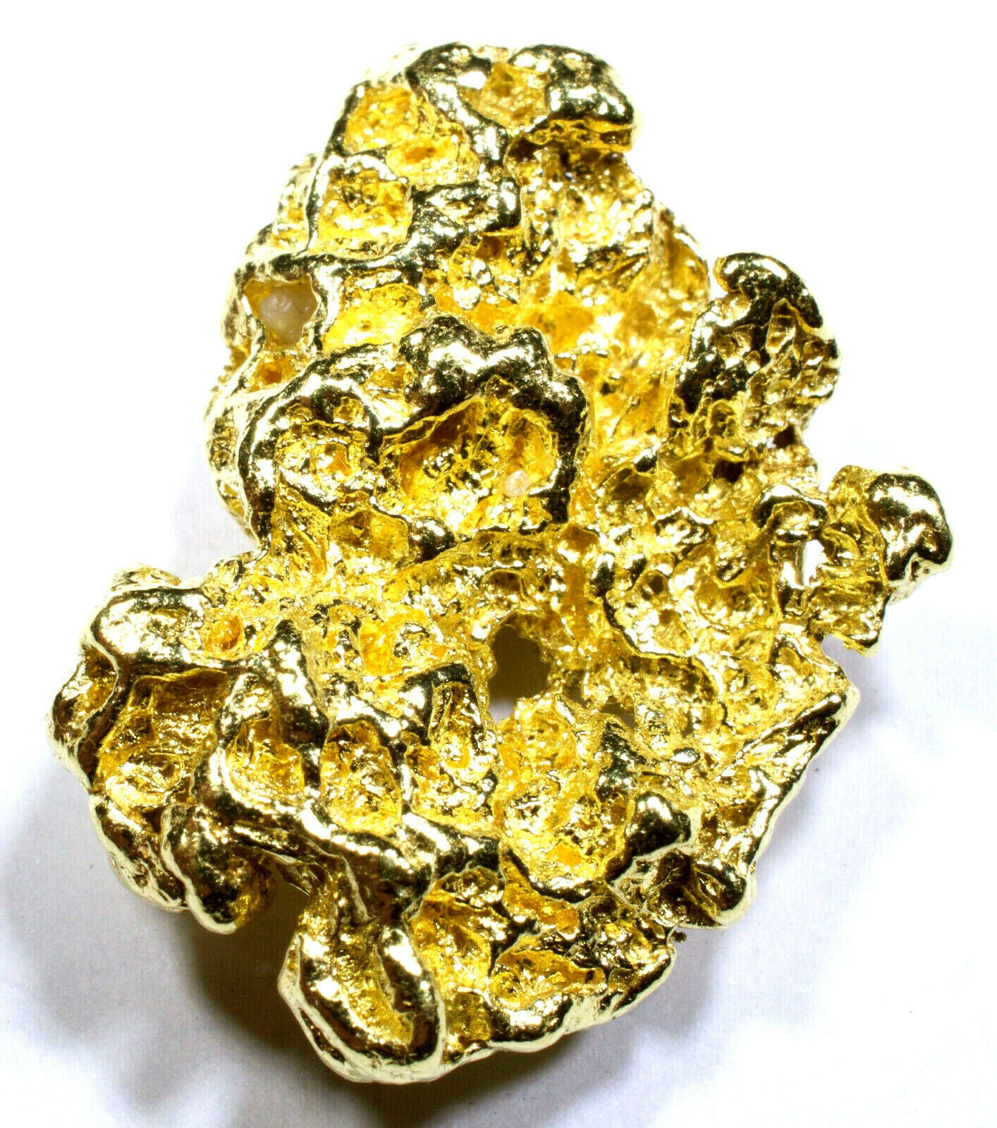 9.031 GRAMS ALASKAN YUKON BC NATURAL PURE GOLD NUGGET GENUINE (#N807) B GRADE