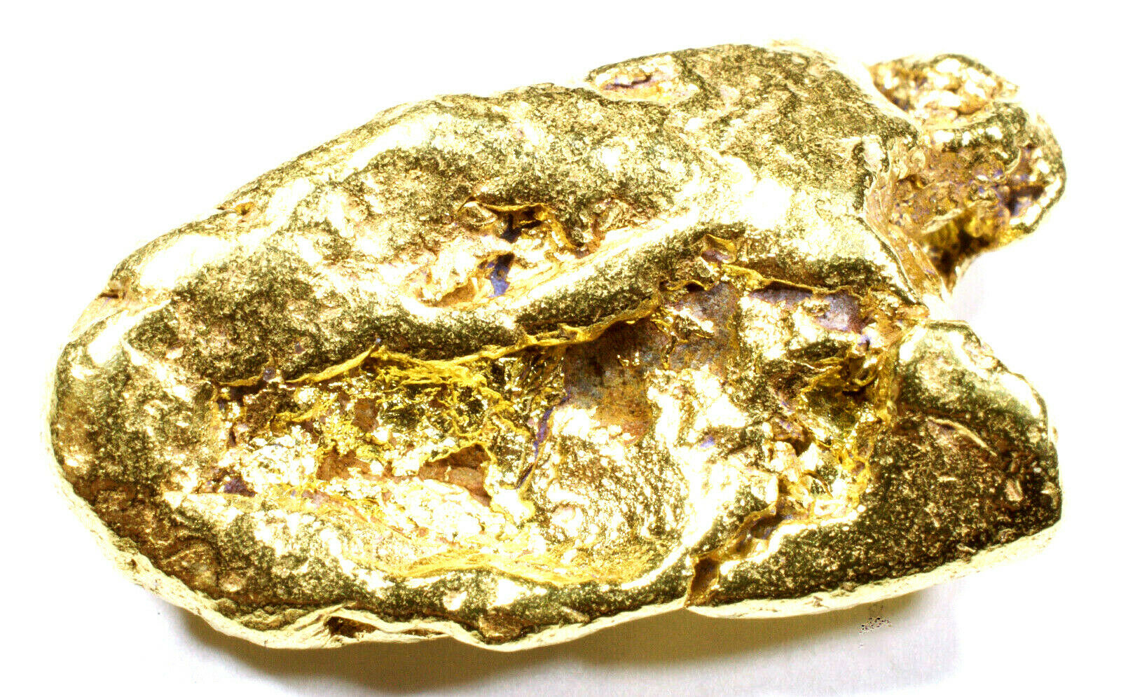 9.405 GRAMS ALASKAN YUKON NATURAL PURE GOLD NUGGET GENUINE (#N806) C GRADE