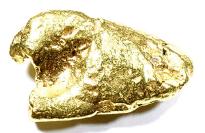 9.405 GRAMS ALASKAN YUKON NATURAL PURE GOLD NUGGET GENUINE (#N806) C GRADE