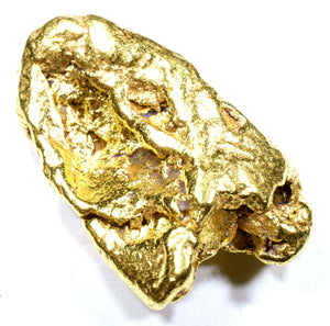 9.405 GRAMS ALASKAN YUKON NATURAL PURE GOLD NUGGET GENUINE (#N806) C GRADE