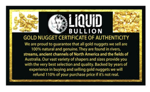 1.271 GRAMS AUSTRALIAN NATURAL PURE GOLD NUGGET GENUINE 94-98% PURE (#AU52)