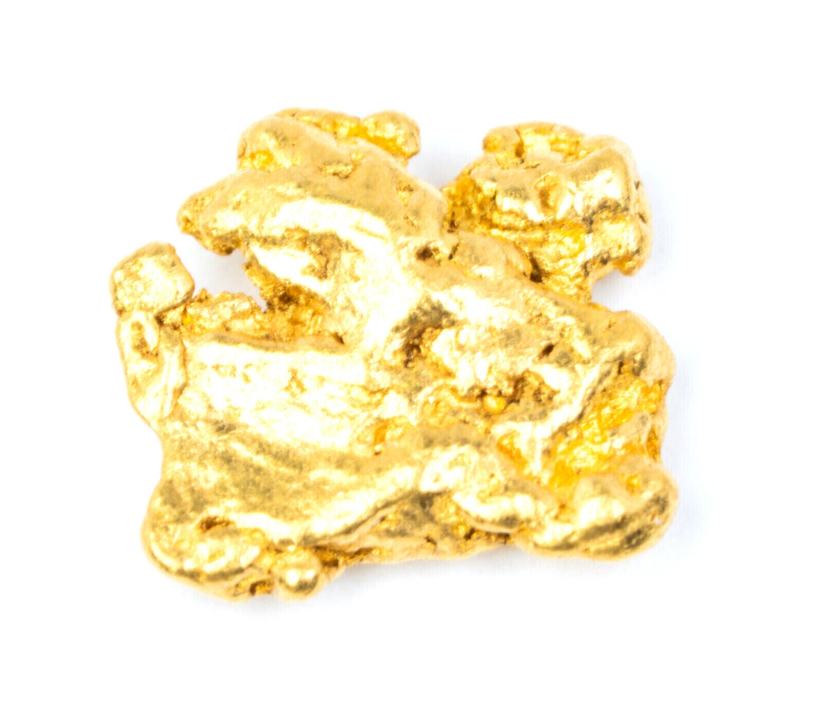 1.330 GRAMS AUSTRALIAN NATURAL PURE GOLD NUGGET GENUINE 94-98% PURE (#AU95)