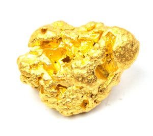 1.397 GRAMS AUSTRALIAN NATURAL PURE GOLD NUGGET GENUINE 94-98% PURE (#AU54)