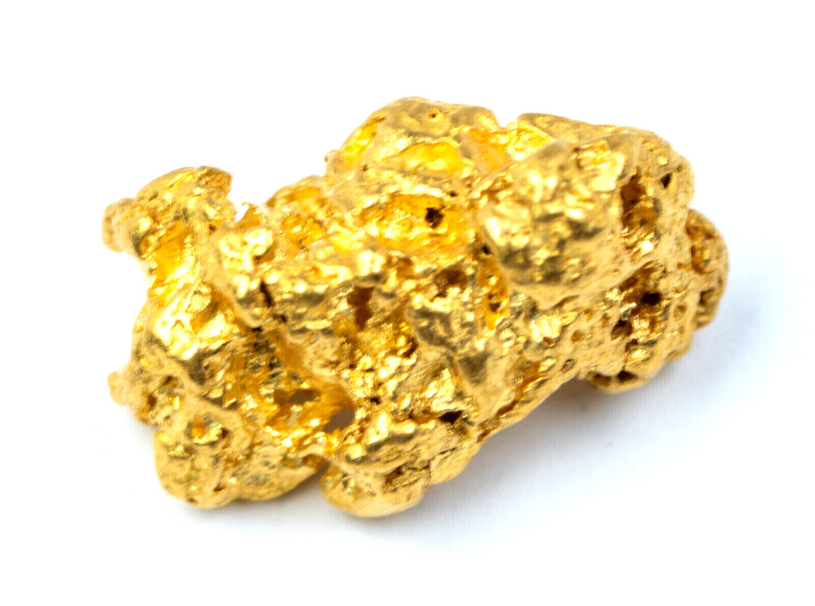 1.713 GRAMS AUSTRALIAN NATURAL PURE GOLD NUGGET GENUINE 94-98% PURE (#AU75)