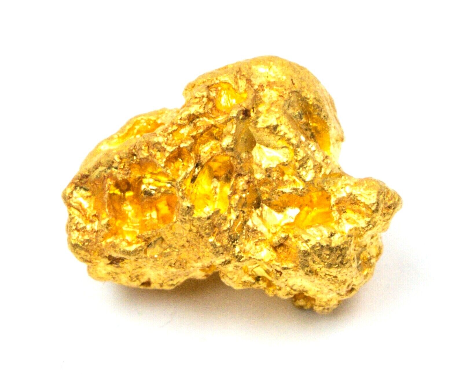 1.732 GRAMS AUSTRALIAN NATURAL PURE GOLD NUGGET GENUINE 94-98% PURE (#AU51)