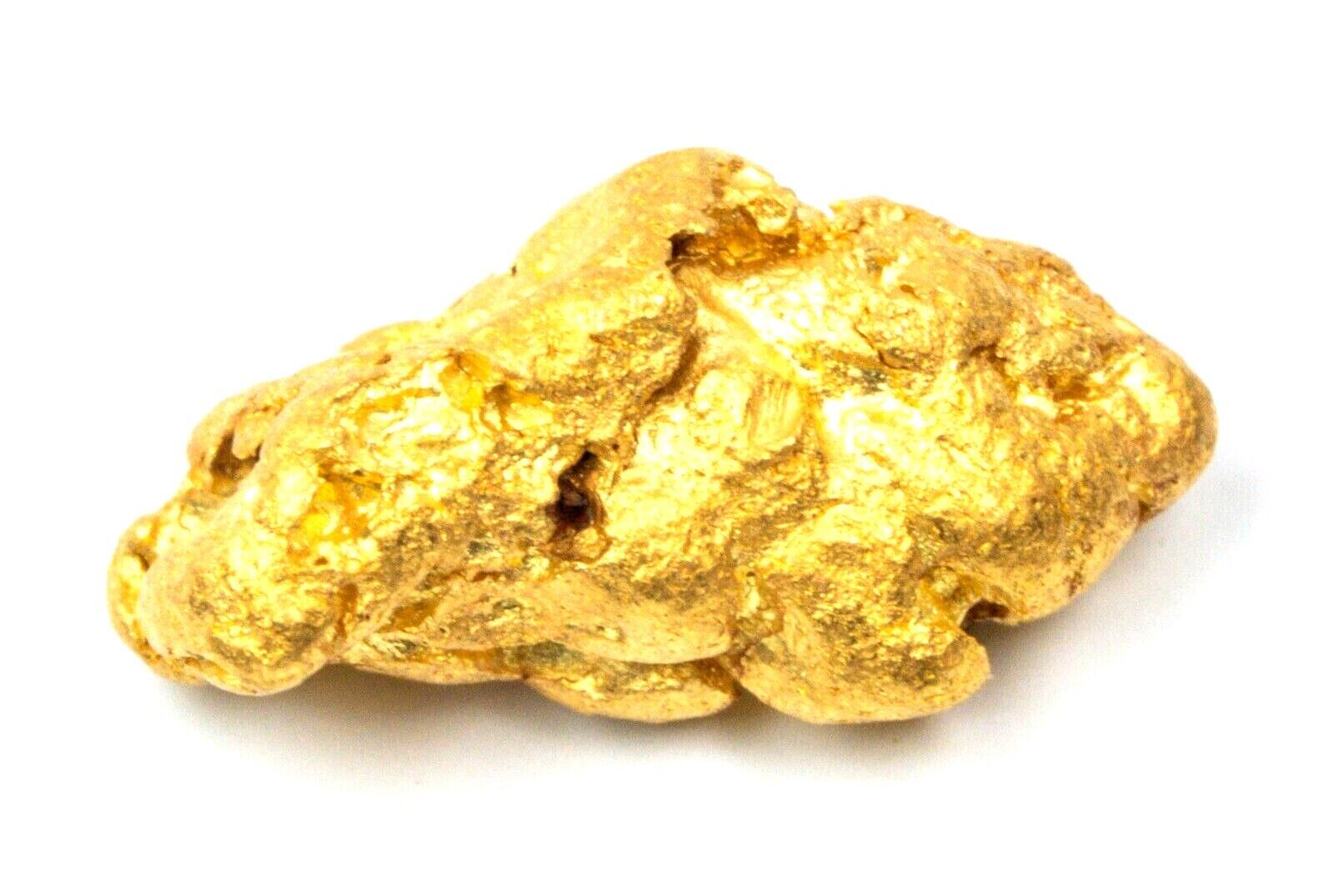 1.811 GRAMS AUSTRALIAN NATURAL PURE GOLD NUGGET GENUINE 94-98% PURE (#AU53)