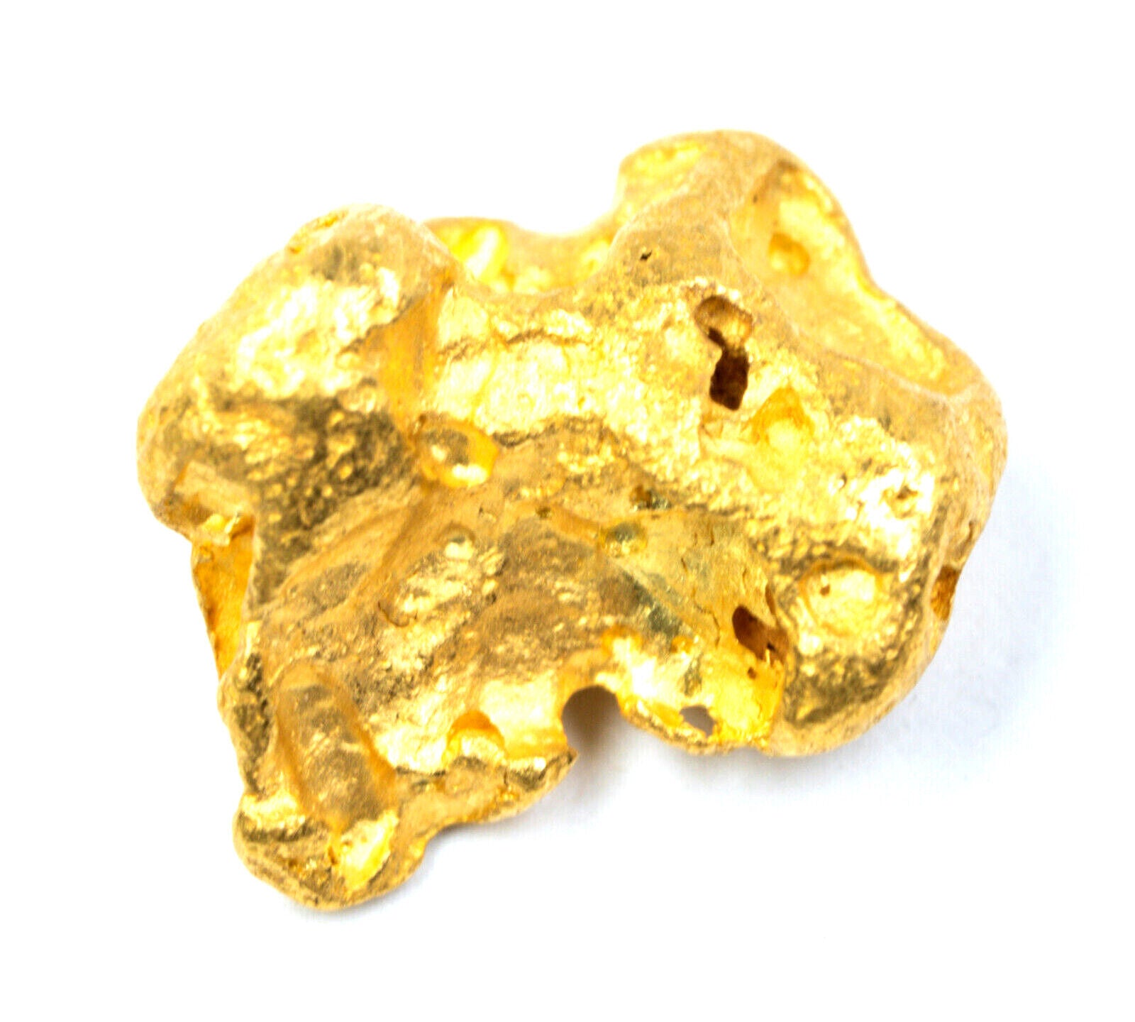 1.916 GRAMS AUSTRALIAN NATURAL PURE GOLD NUGGET GENUINE 94-98% PURE (#AU81)
