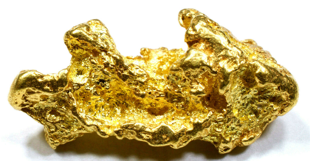 2.392 GRAMS AUSTRALIAN NATURAL PURE GOLD NUGGET GENUINE 94-98% PURE (#AU602) - Liquidbullion