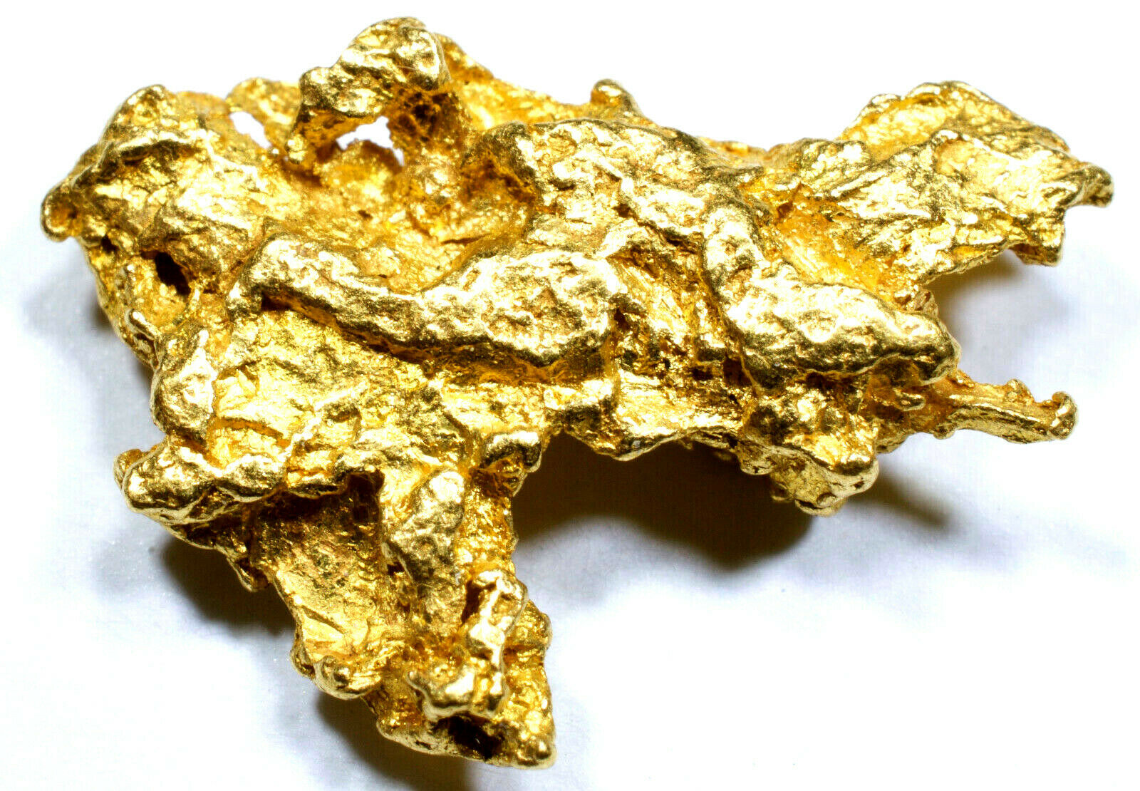 2.572 GRAMS AUSTRALIAN NATURAL PURE GOLD NUGGET GENUINE 94-98% PURE (#AU601) - Liquidbullion