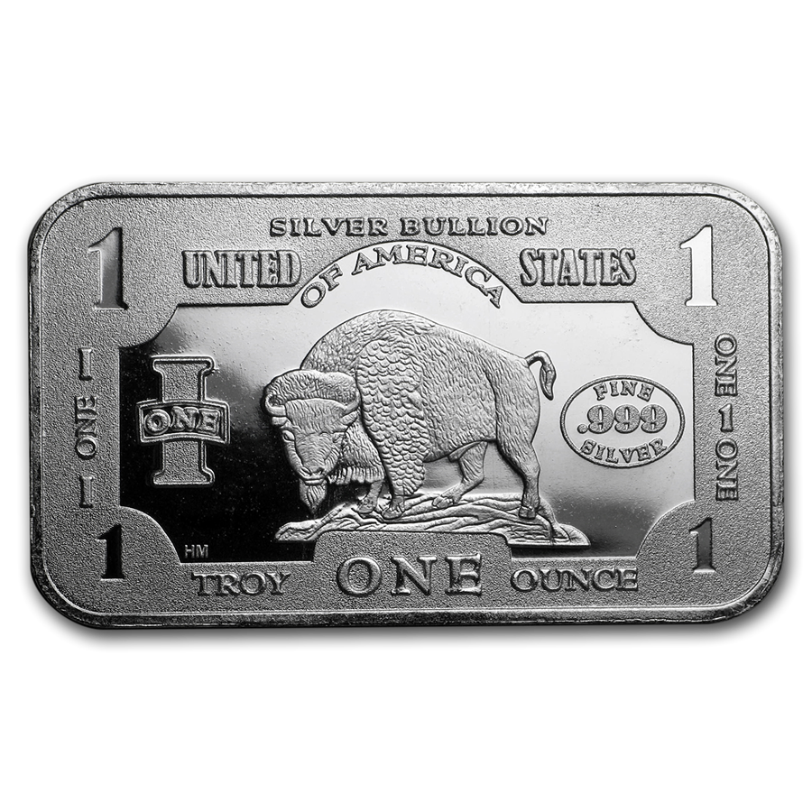 1 TROY OZ .999 SILVER 1901 $10 BISON BAR BU + 10 PIECE ALASKAN PURE GOLD NUGGETS - Liquidbullion