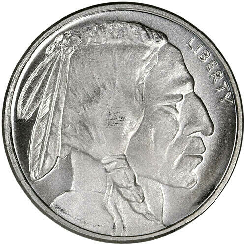 1/10 TROY OZ .999 SILVER GSM BUFFALO ROUND BU