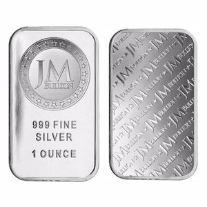 1 TROY OZ .999 SILVER JM BULLION BAR BU + 10 PIECE ALASKAN PURE GOLD NUGGETS - Liquidbullion