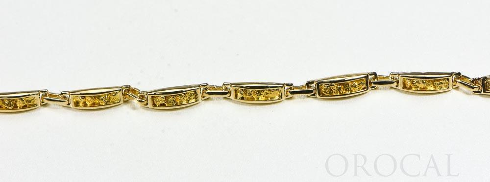 Gold Nugget Bracelet "Orocal" BBSB1123N Genuine Hand Crafted Jewelry - 14K Gold Casting - Liquidbullion