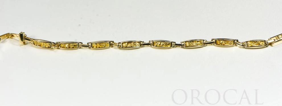 Gold Nugget Bracelet "Orocal" BBSB1123N Genuine Hand Crafted Jewelry - 14K Gold Casting - Liquidbullion