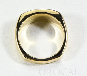 Gold Nugget Men's Ring "Orocal" RM816D10.5 Genuine Hand Crafted Jewelry - 14K Casting