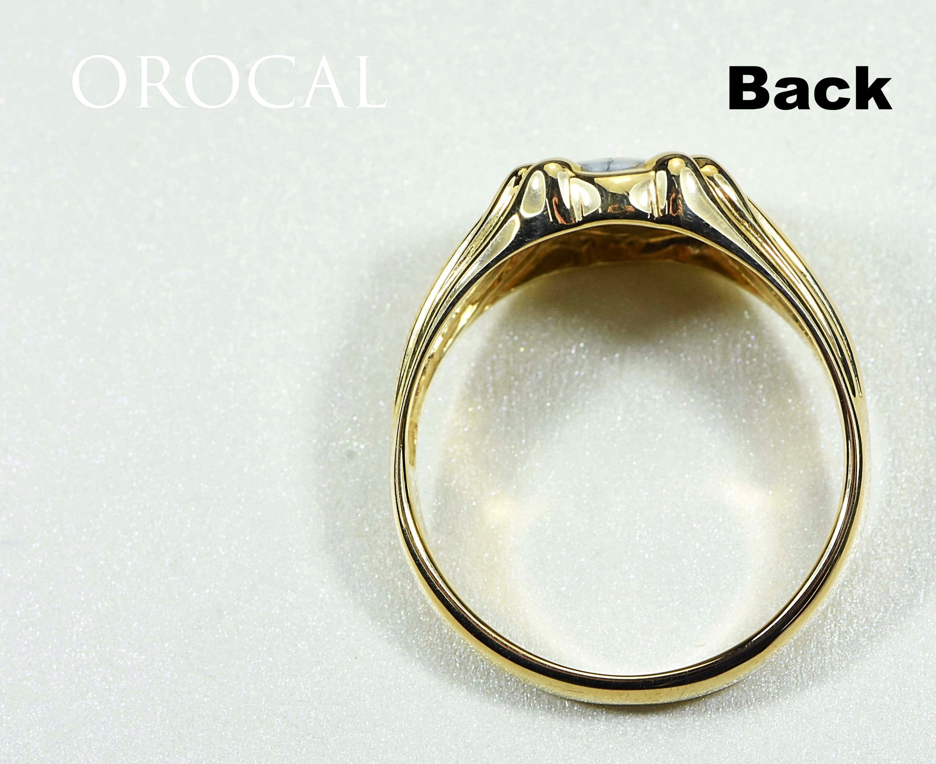 Gold Quartz Ring "Orocal" RM791Q Genuine Hand Crafted Jewelry - 14K Gold Casting