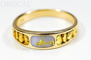 Gold Quartz Ladies Ring "Orocal" RL653OLQ Genuine Hand Crafted Jewelry - 14K Gold Casting