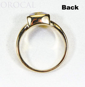 Gold Quartz Ladies Ring "Orocal" RLL1326Q Genuine Hand Crafted Jewelry - 14K Gold Casting