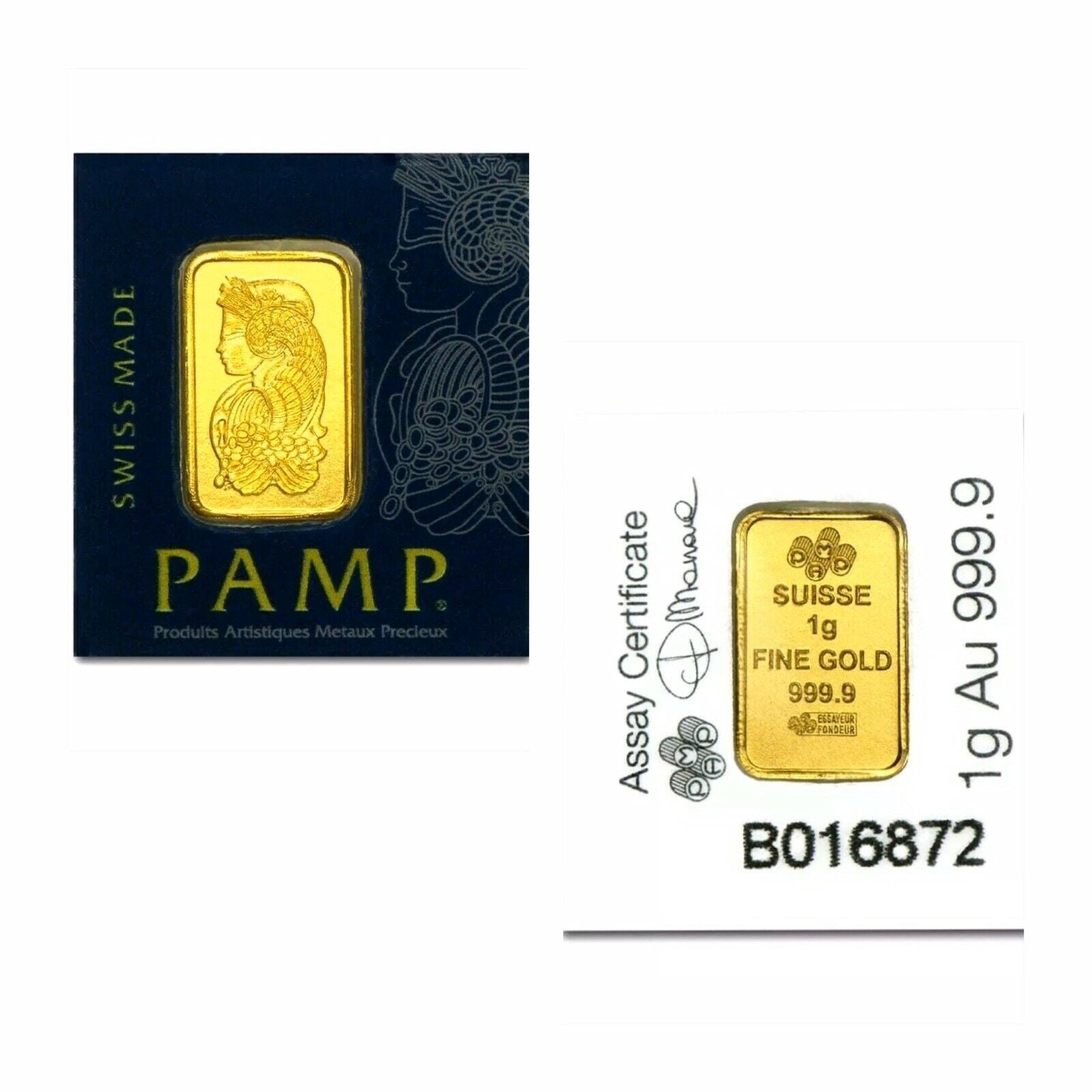 1 GRAM PAMP SUISSE .9999 MULTIGRAM ASSAY GOLD BAR + 10 PIECE ALASKAN PURE GOLD NUGGETS - Liquidbullion