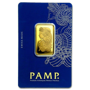 20 GRAM PAMP SUISSE .9999 LADY FORTUNA VERISCAN GOLD BAR - Liquidbullion