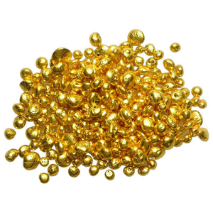 2 GRAMS REFINED PURE 24K GOLD .9999+ FINE GOLD GRAIN SHOT WITH BOTTLE (#BGS200)