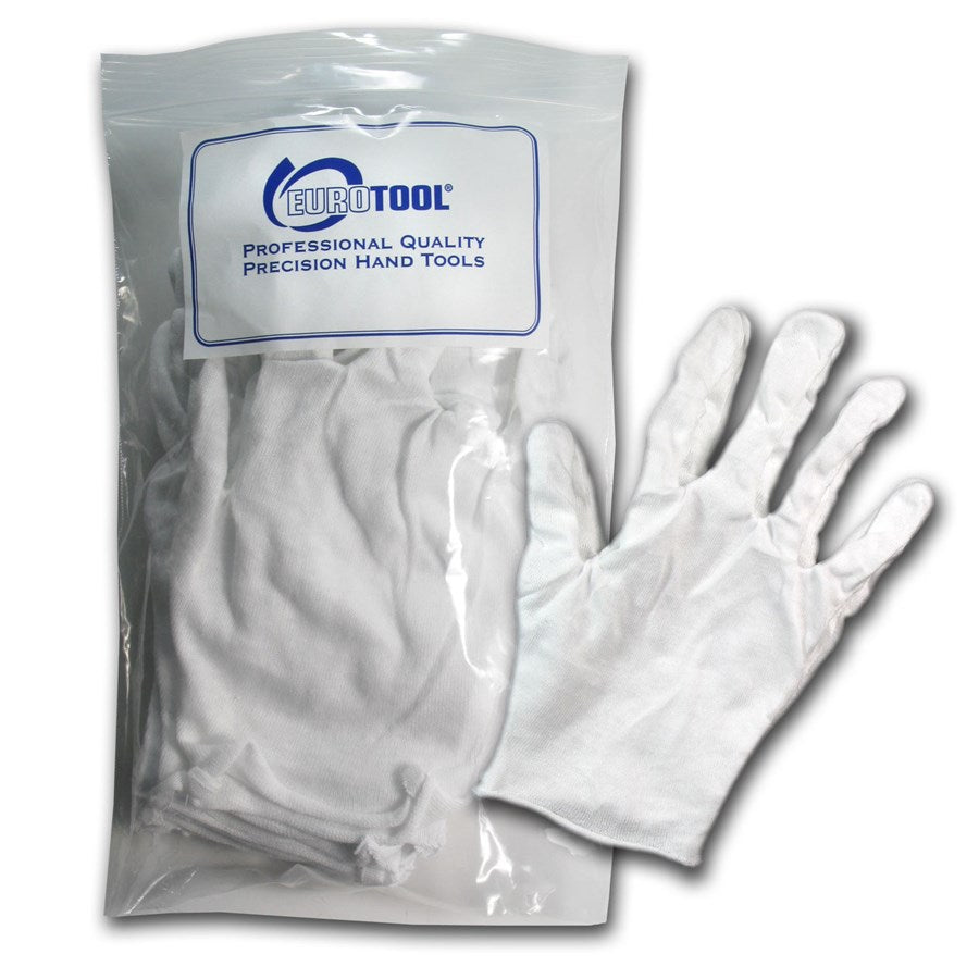 PACK OF 6 LARGE COTTON GLOVES (3 PAIRS)