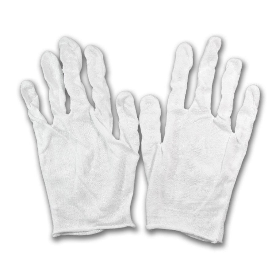 PACK OF 6 LARGE COTTON GLOVES (3 PAIRS)