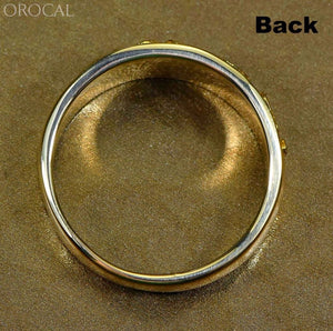 Gold Nugget Mens Ring Orocal Rm10Mmt Genuine Hand Crafted Jewelry - 14K Casting