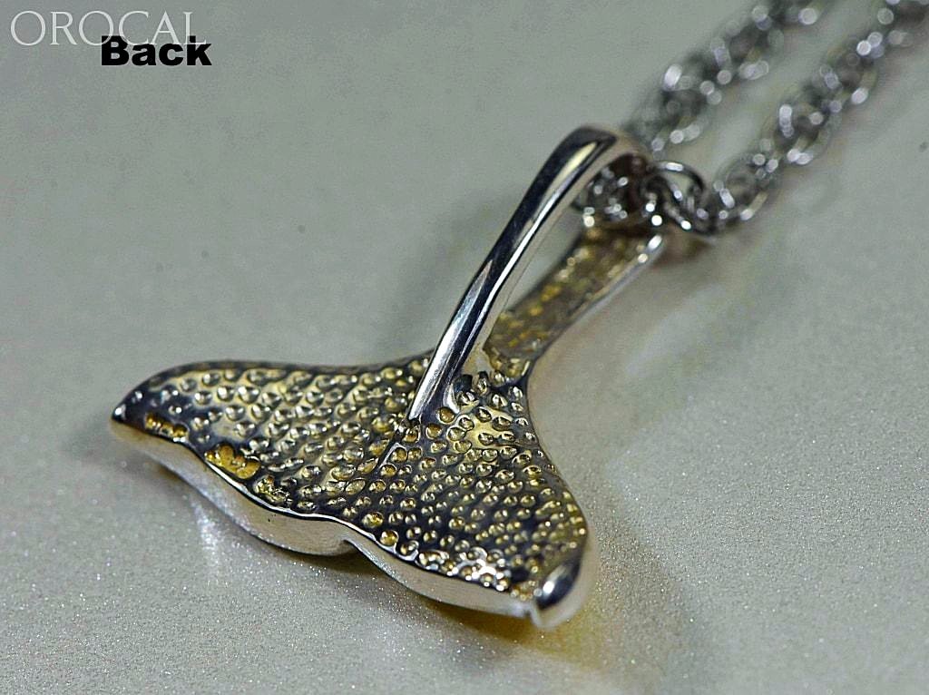 Gold Nugget Pendant Whales Tail - Sterling Silver Special Pdlwt113Nss Hand Made Jewelry Specials