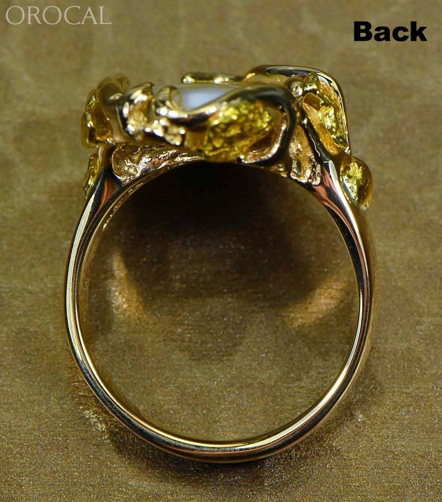 Gold Quartz Ring Orocal Rl232Lq Genuine Hand Crafted Jewelry - 14K Casting