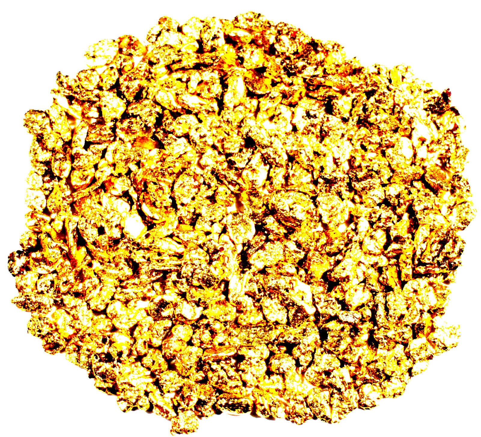 1.550 GRAMS ALASKAN YUKON BC NATURAL PURE GOLD NUGGETS #18 MESH - Liquidbullion