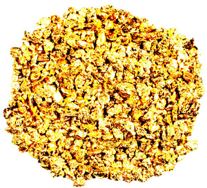 0.500 GRAMS ALASKAN YUKON BC NATURAL PURE GOLD NUGGETS #18 MESH - Liquidbullion