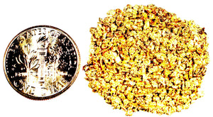 10.000 GRAMS ALASKAN YUKON BC NATURAL PURE GOLD NUGGETS #18 MESH - Liquidbullion