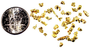 3.000 GRAMS ALASKAN YUKON BC NATURAL PURE GOLD NUGGETS #14 MESH - Liquidbullion