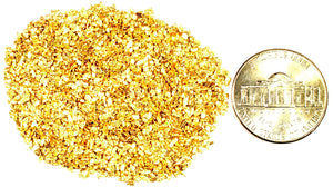 5.000 GRAMS ALASKAN YUKON BC NATURAL PURE GOLD NUGGETS #20 MESH - Liquidbullion