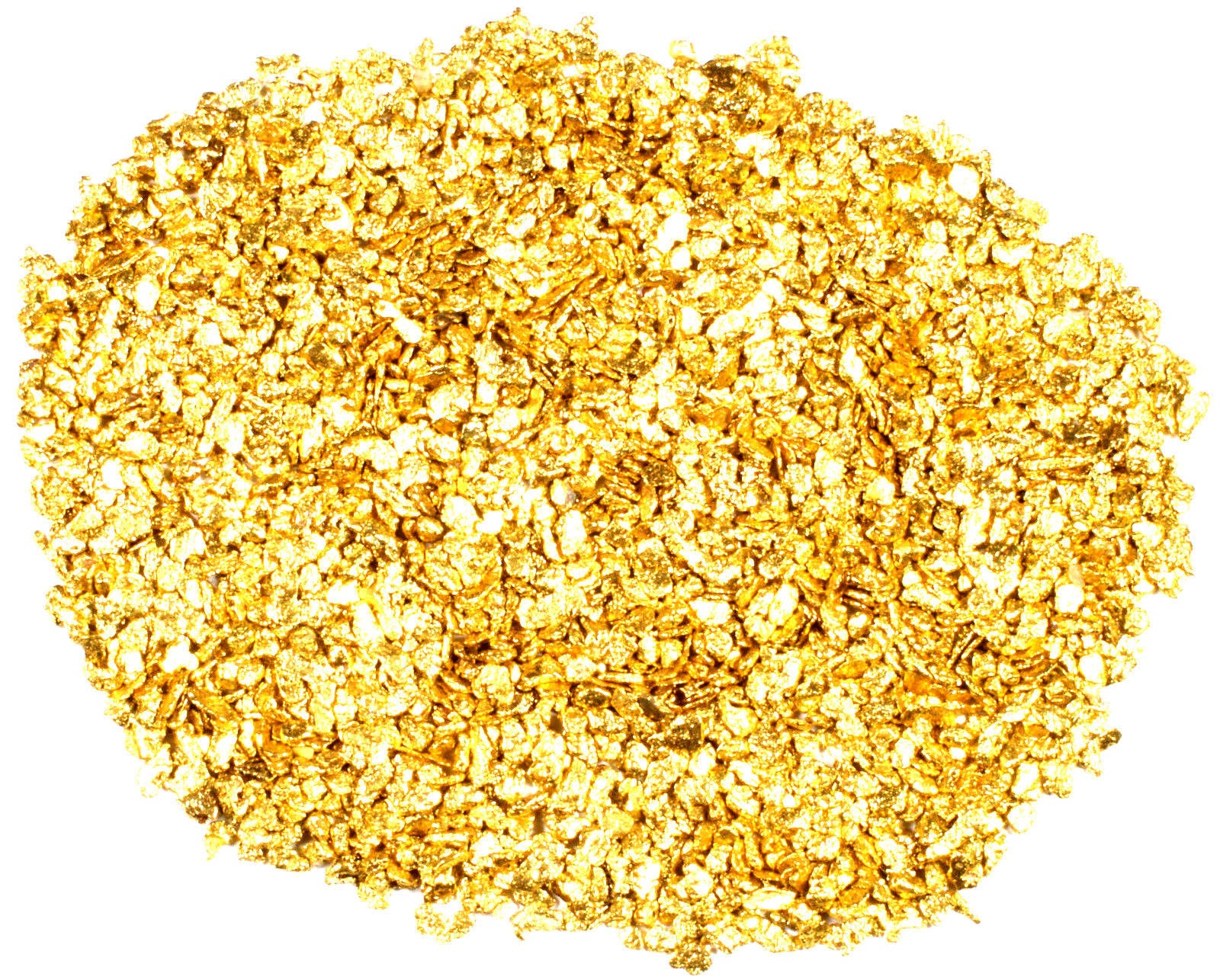 5.000 GRAMS ALASKAN YUKON BC NATURAL PURE GOLD NUGGETS #20 MESH - Liquidbullion