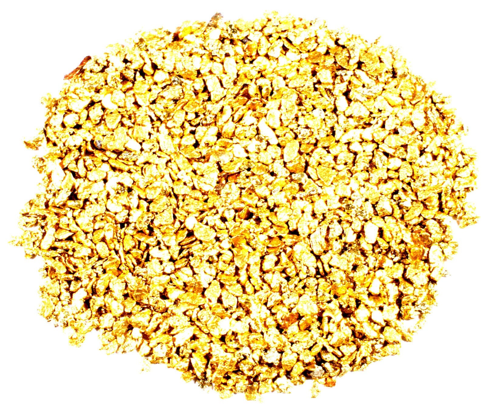 10.000 GRAMS ALASKAN YUKON BC NATURAL PURE GOLD NUGGETS #30 MESH - Liquidbullion