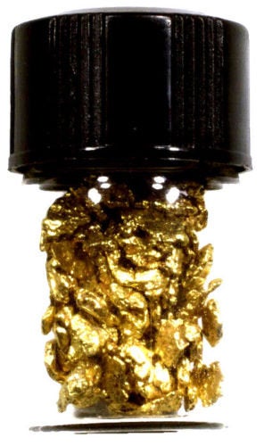 1.000 GRAMS ALASKAN YUKON BC NATURAL PURE GOLD NUGGETS #10 MESH (#B100) - Liquidbullion