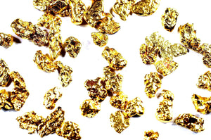 (5) .050+ GRAMS ALASKAN YUKON BC NATURAL PURE GOLD NUGGET HAND PICKED .250+ GRAMS FREE SHIPPING (#B250) - Liquidbullion