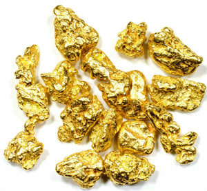 20.000 GRAMS ALASKAN YUKON BC NATURAL PURE GOLD NUGGETS #6 MESH - Liquidbullion