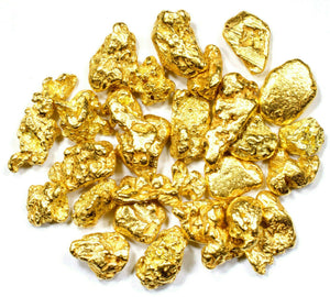 2.000 GRAMS ALASKAN YUKON BC NATURAL PURE GOLD NUGGETS #6 MESH - Liquidbullion