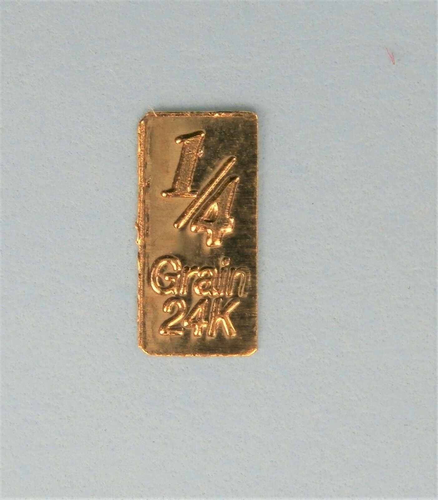 1/4 GRAIN .9999 FINE 24K GOLD BULLION BAR “FIRST RESPONDERS” - IN COA CARD