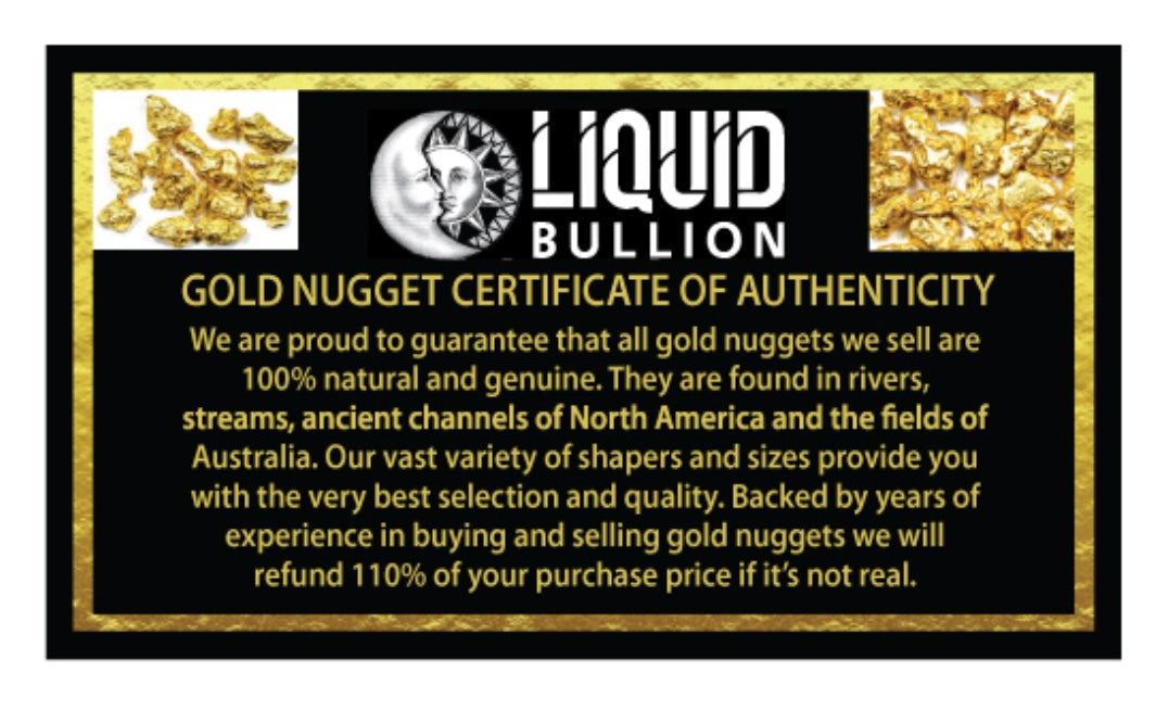 2.935 GRAMS ALASKAN NATURAL PURE GOLD NUGGET GENUINE (#N41)