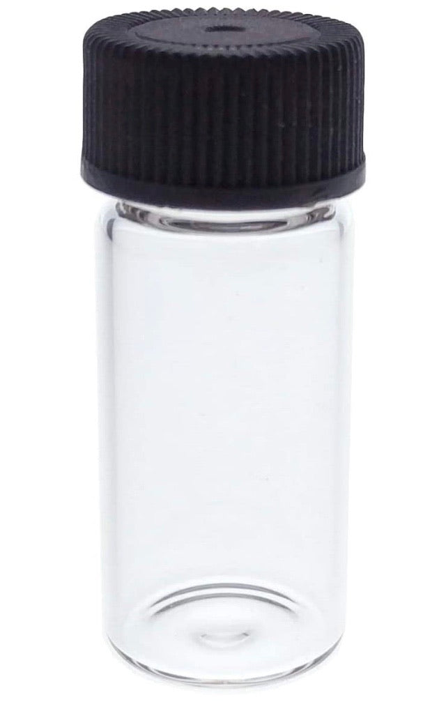 1 DRAM GLASS VIAL WITH SCREW CAP FOR YOUR ALASKAN YUKON NATURAL GOLD NUGGETS(#B100) - Liquidbullion
