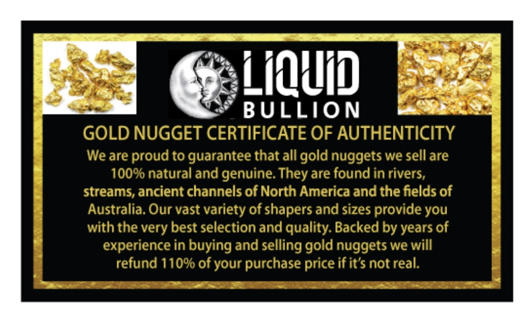 3.999 GRAMS ALASKAN NATURAL PURE GOLD NUGGET GENUINE (#N40)