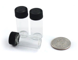 1 DRAM GLASS VIAL WITH SCREW CAP FOR YOUR ALASKAN YUKON NATURAL GOLD NUGGETS(#B100) - Liquidbullion