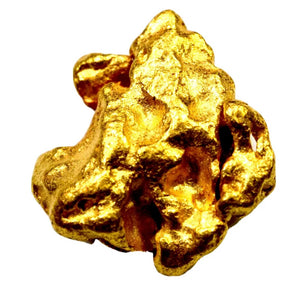 5.289 GRAMS AUSTRALIAN NATURAL PURE GOLD NUGGET GENUINE 94-98% PURE (#AU450)